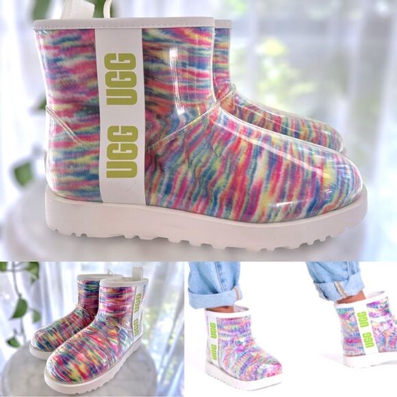 UGG Classic Waterproof Clear Mini Boots Winter Snow Rain size 7 - Picture 1 of 14
